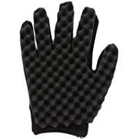 Los mejores  - Anself Guante de Cabello Rizador Afro Curl Guantes de Esponja Tutorial para Barberos Wave Black Twist Brush Styling Tool…
